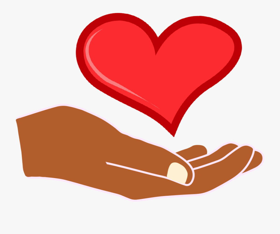 Heart On Hand Png Transparent - Heart In Hand Clipart, Transparent Clipart