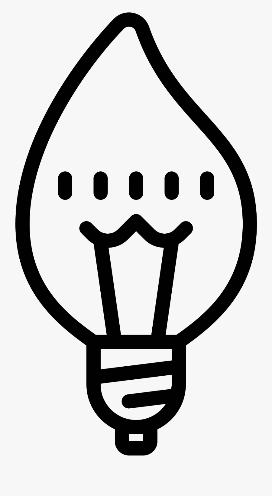 Transparent Light Bulb Png Vector - Incandescent Light Bulb, Transparent Clipart