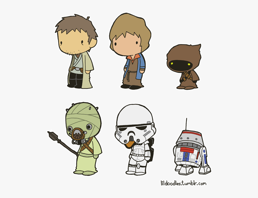 Transparent Doodles Clipart - Obi-wan Kenobi, Transparent Clipart