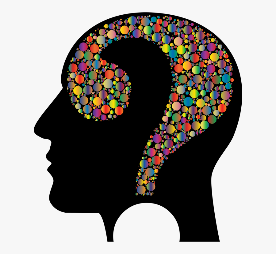 Human Head Computer Icons Question Skull - Head Silhouette With Question Mark, Transparent Clipart
