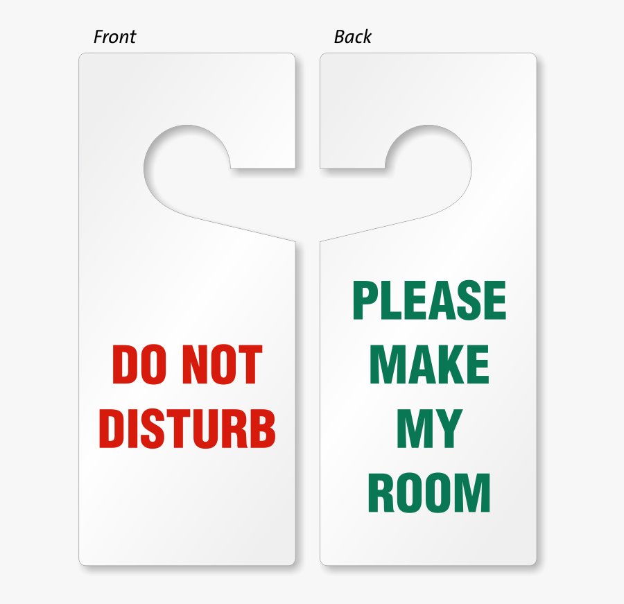 Hotel Clipart Door Sign - Sign, Transparent Clipart