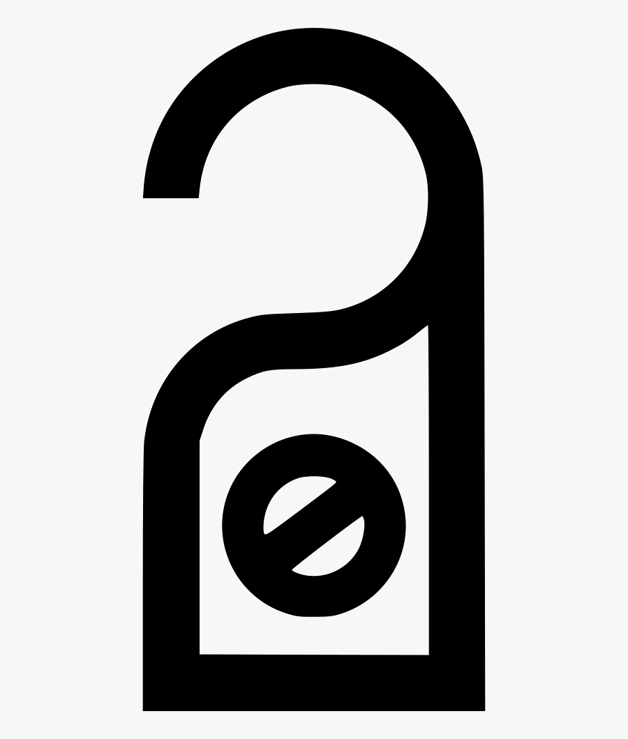 Sign Do Not Disturb, Transparent Clipart