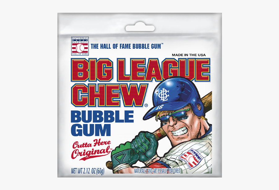 Transparent Lollipop Chewing Gum Inside - Big League Chew, Transparent Clipart