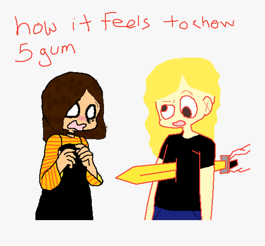 Feels Like To Chew 5 Gum, Transparent Clipart