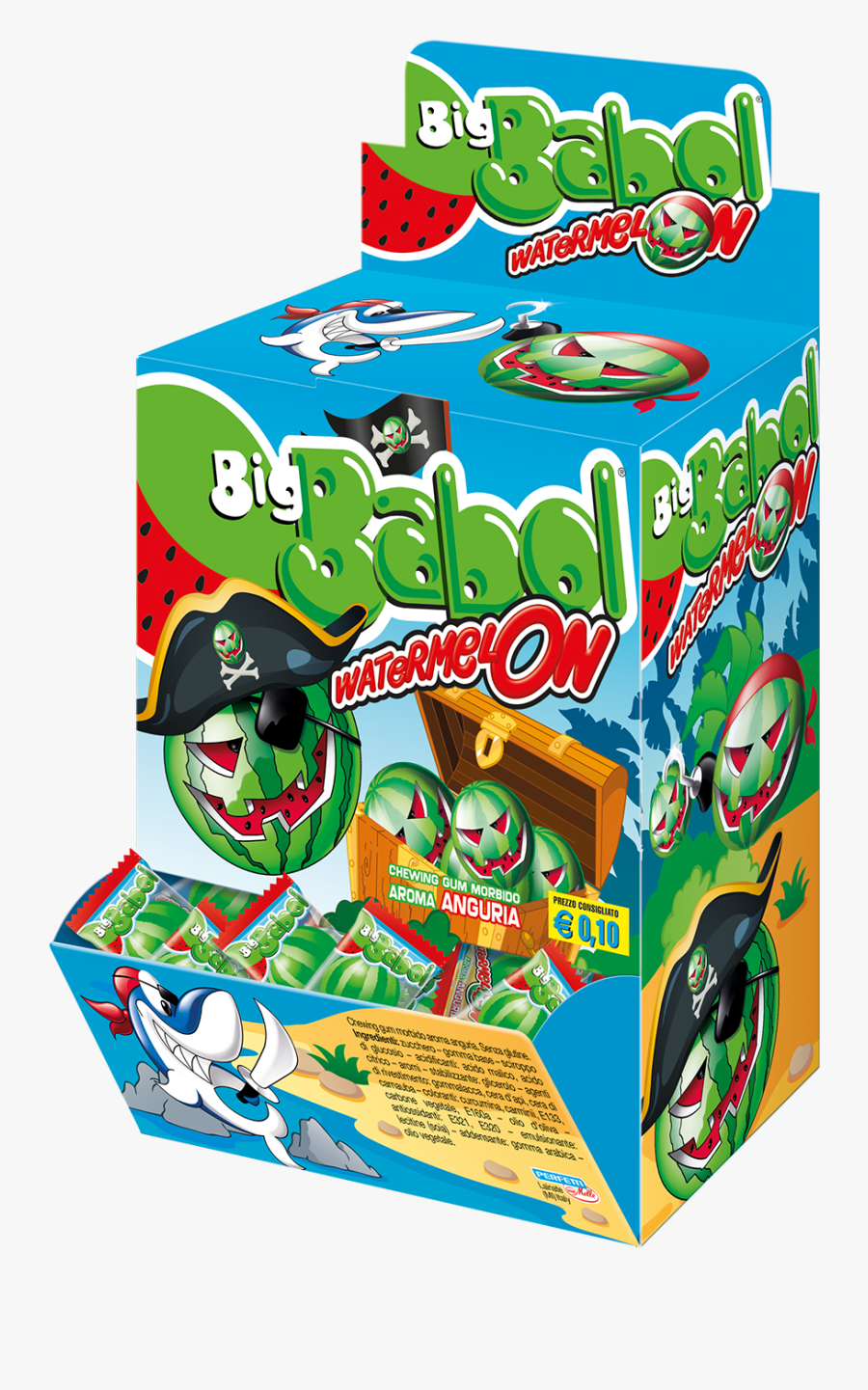 Big Babol Chewing Gum Watermelon 200 Pz - Big Babol, Transparent Clipart