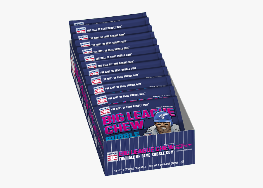 Big League Chew Blue Raspberry, Transparent Clipart