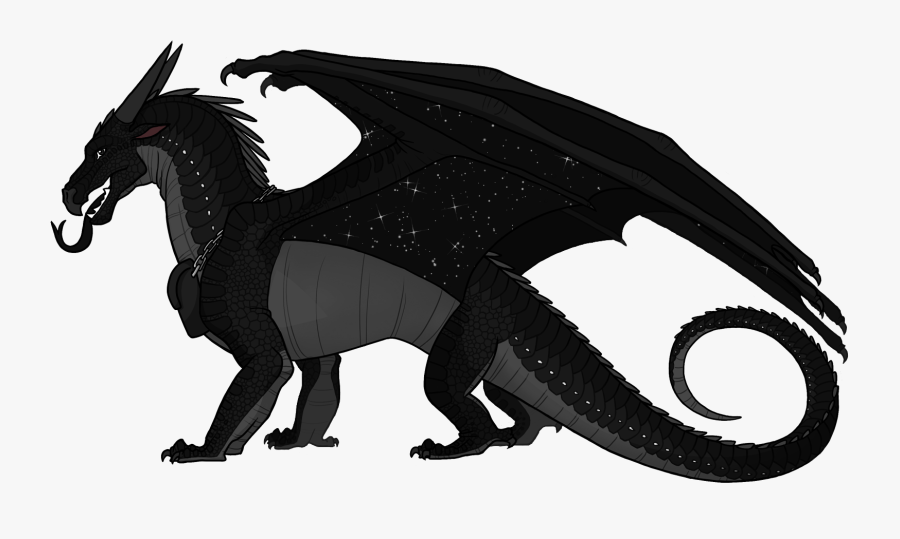 Fearless Wings Of Fire - Wings Of Fire Nightwing Starflight, Transparent Clipart