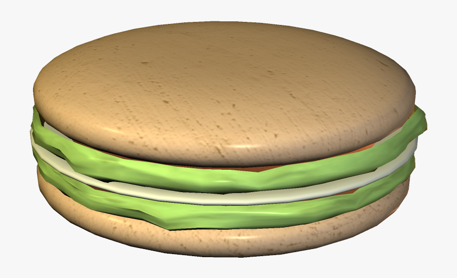 Hamburger Macaron Fast Food Macaroon - Cushion, Transparent Clipart