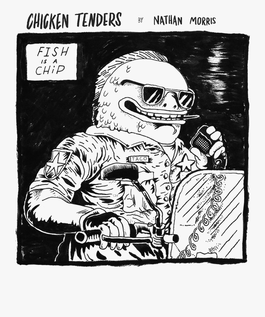 Chicken Tenders By Nathan-morris - Adult Swim Comics, Transparent Clipart