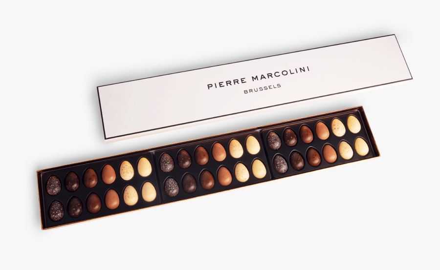 Xl Box Of 36 Small Eggs - Mozartkugel, Transparent Clipart