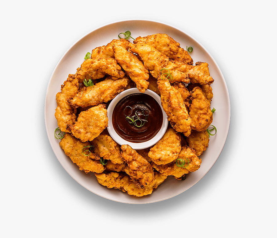 Transparent Plants Top View Png - Chicken Tenders Top View, Transparent Clipart