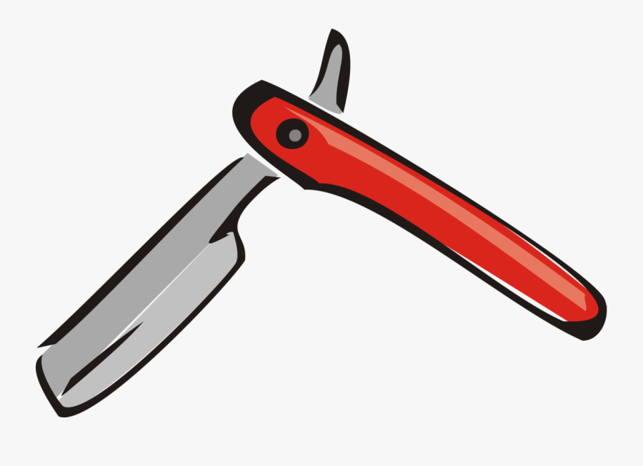 Usa Llc Blade Email - Barber Razor Red Png, Transparent Clipart