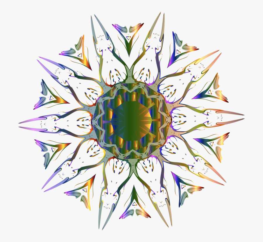 Plant,flower,symmetry - Fractal Art, Transparent Clipart