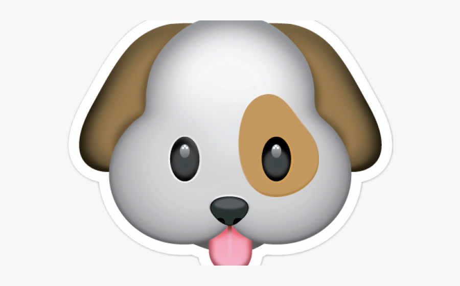 Whatsapp Emoji Dog, Transparent Clipart