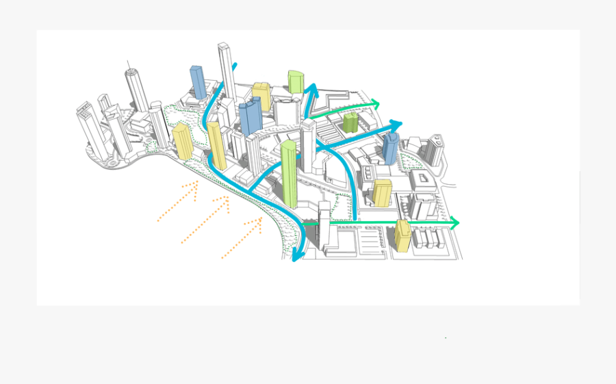 Presentation Drawing Landscape Architecture - Site Analysis Architecture, Transparent Clipart