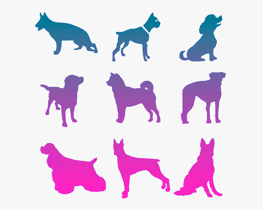 Dog Silhouette, Transparent Clipart