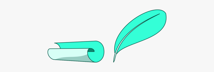 Paper And Feather - Clip Art Vintage Peacock, Transparent Clipart