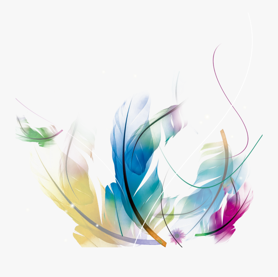 #mq #colorful #feather #feathers #border #borders - Feather Background, Transparent Clipart