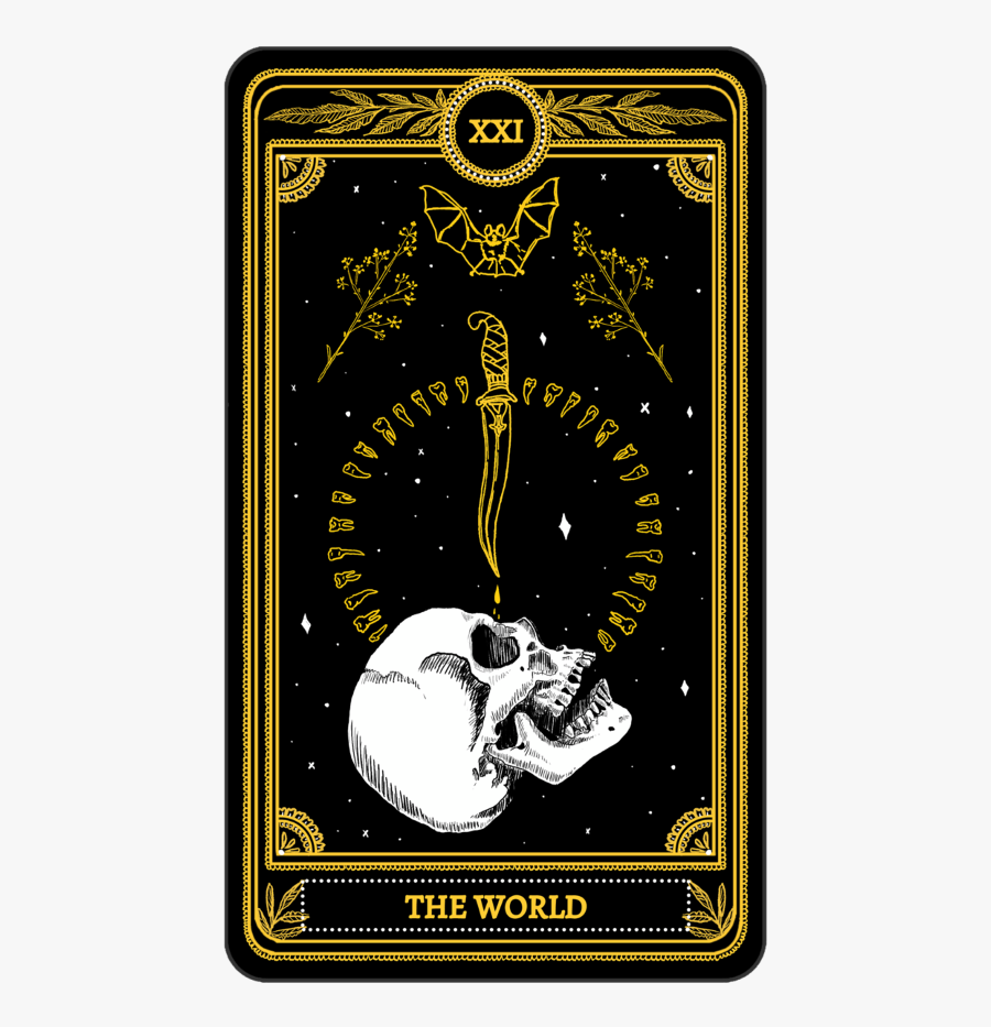 #tarot #witch #card #bruja #aesthetic #aesthetictumblr - Marigold Tarot The World, Transparent Clipart