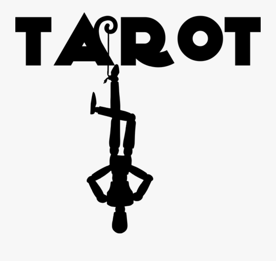 Hanged Man Tarot Silhouette, Transparent Clipart