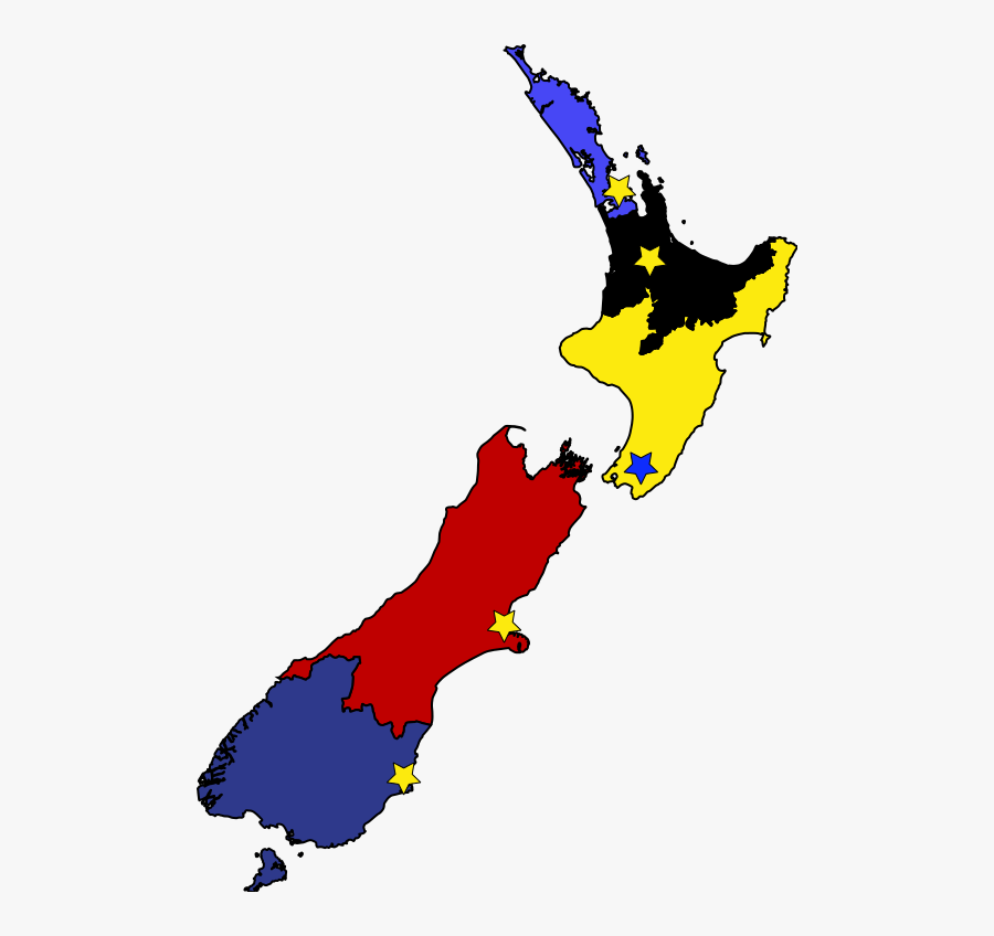 Super Rugby New Zealand Map Clipart , Png Download, Transparent Clipart