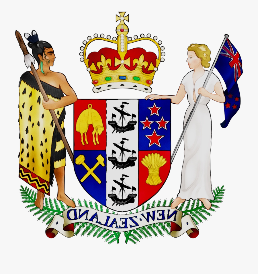 Zealand Zeeland Coat Arms Dominion Of Clipart - National Emblem Of New ...
