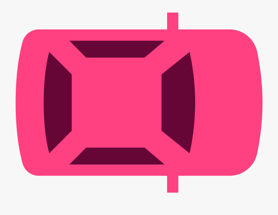 Car Top View Icon, Transparent Clipart
