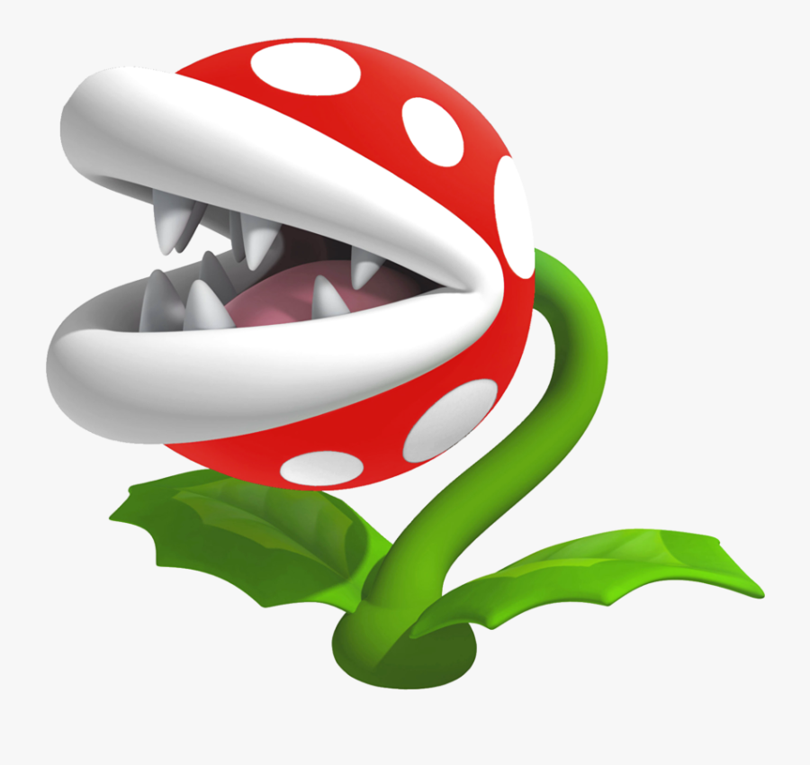 Newer Super Mario Bros - Mario Fire Piranha Plant, Transparent Clipart