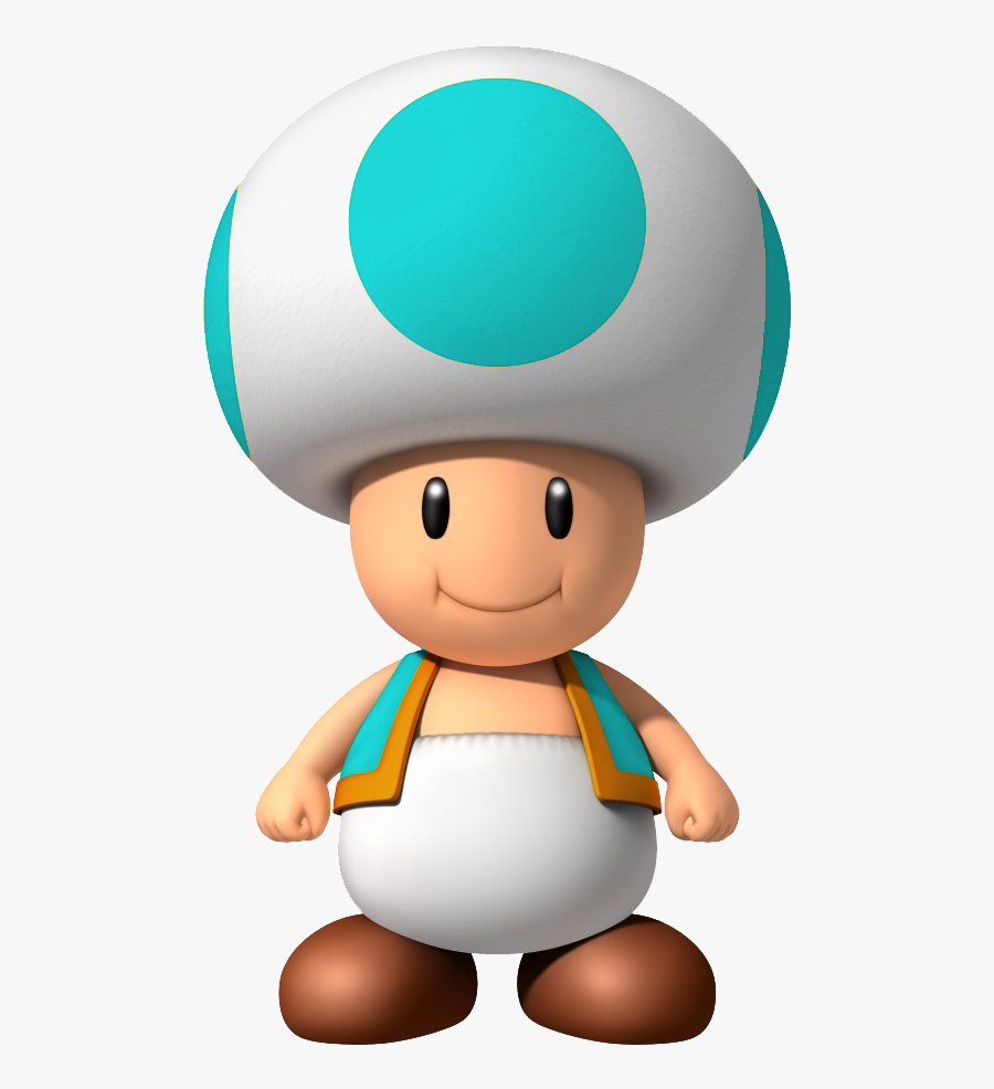 Super Mario Odyssey - Yellow And Blue Toad, Transparent Clipart