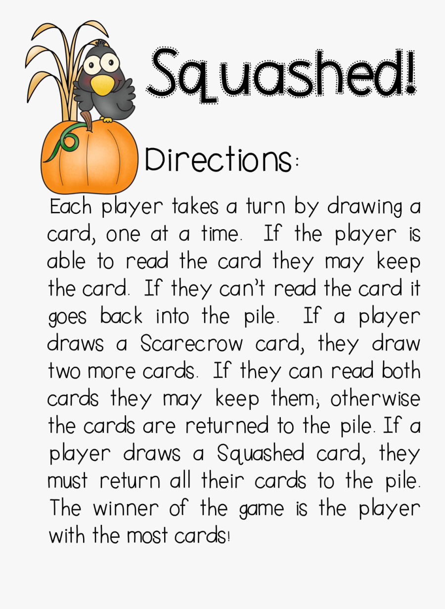 Http - //www - Teacherspayteachers - Com/product/squashed - Pumpkin, Transparent Clipart