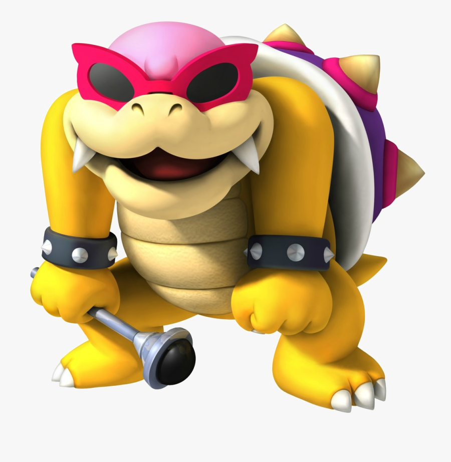 New Wii U Bully Koopalings 2 3 Roy Koopa Figure Bowser - Roy From Mario Kart, Transparent Clipart