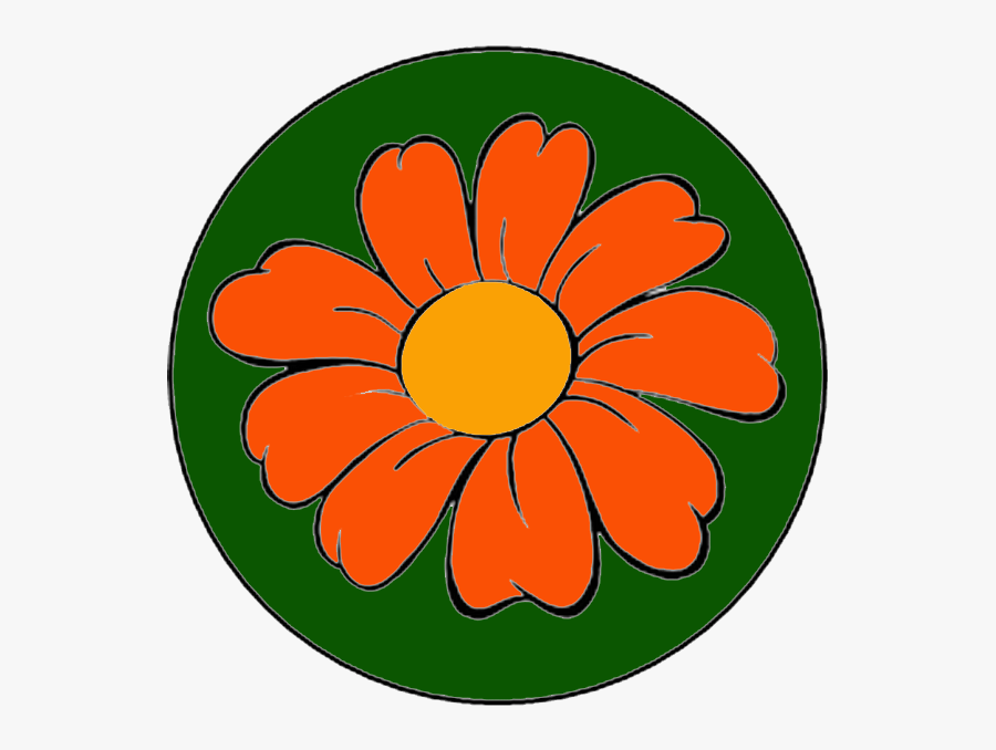 Zinnia Clip Art, Transparent Clipart