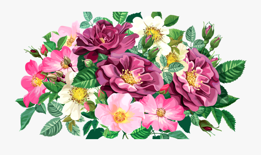 Transparent Background Flower Bouquet Png, Transparent Clipart