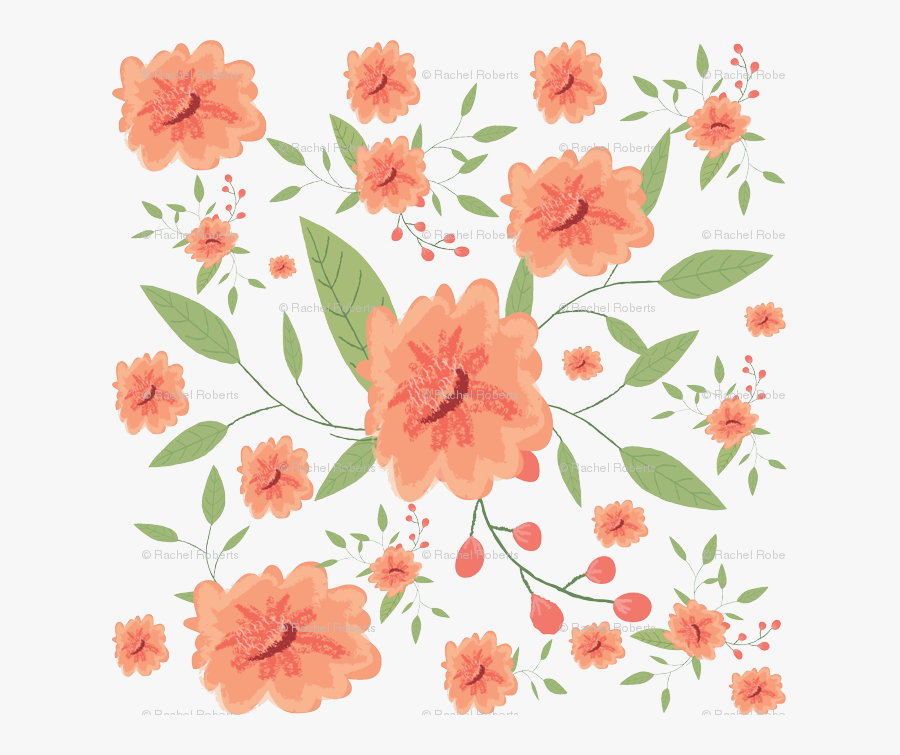 Transparent Peach Flower Png - Zinnia Angustifolia, Transparent Clipart