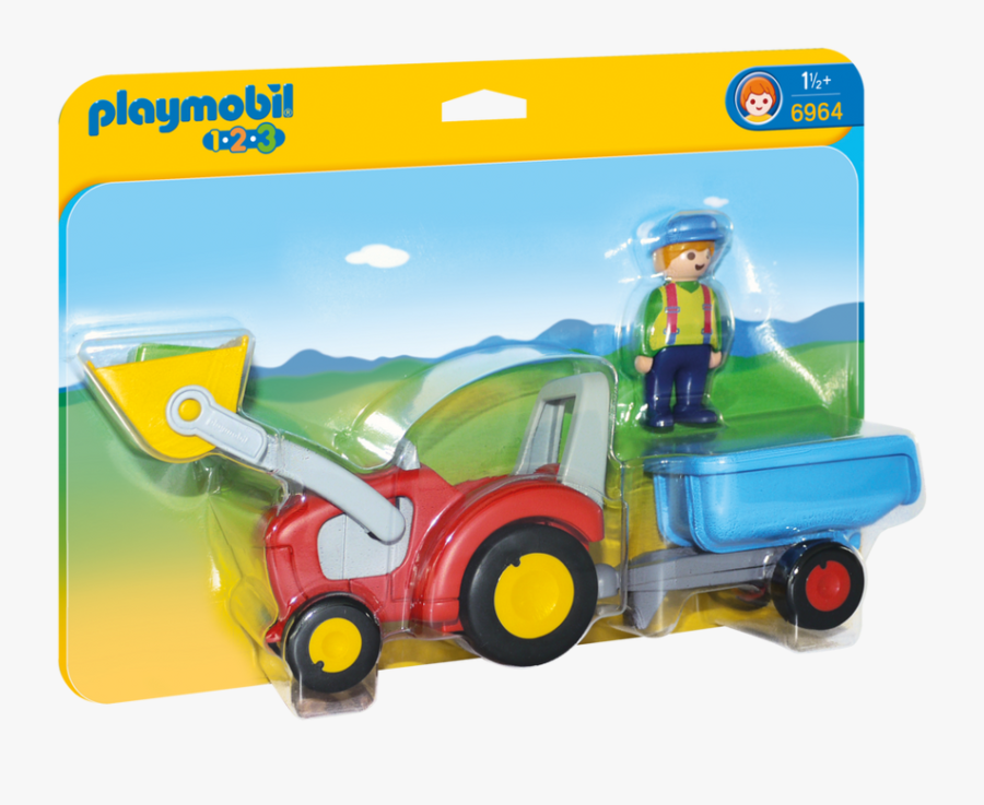 Drawing Tractors Firetruck - Playmobil 6964, Transparent Clipart