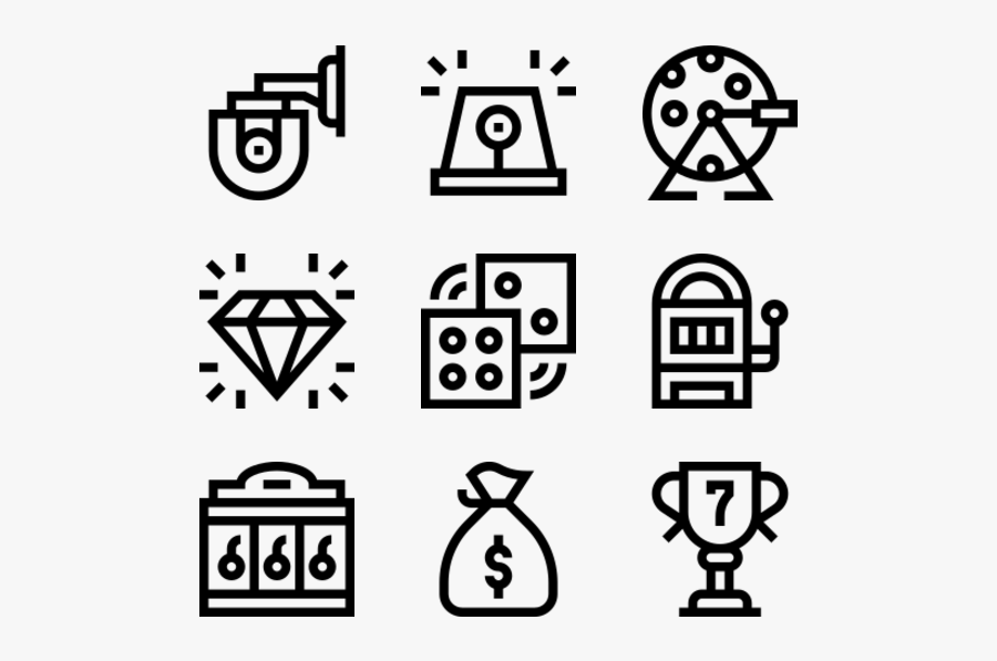 Casino - Work Icons, Transparent Clipart