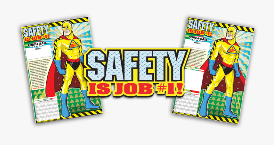 Safety Bingo - Cartoon, Transparent Clipart