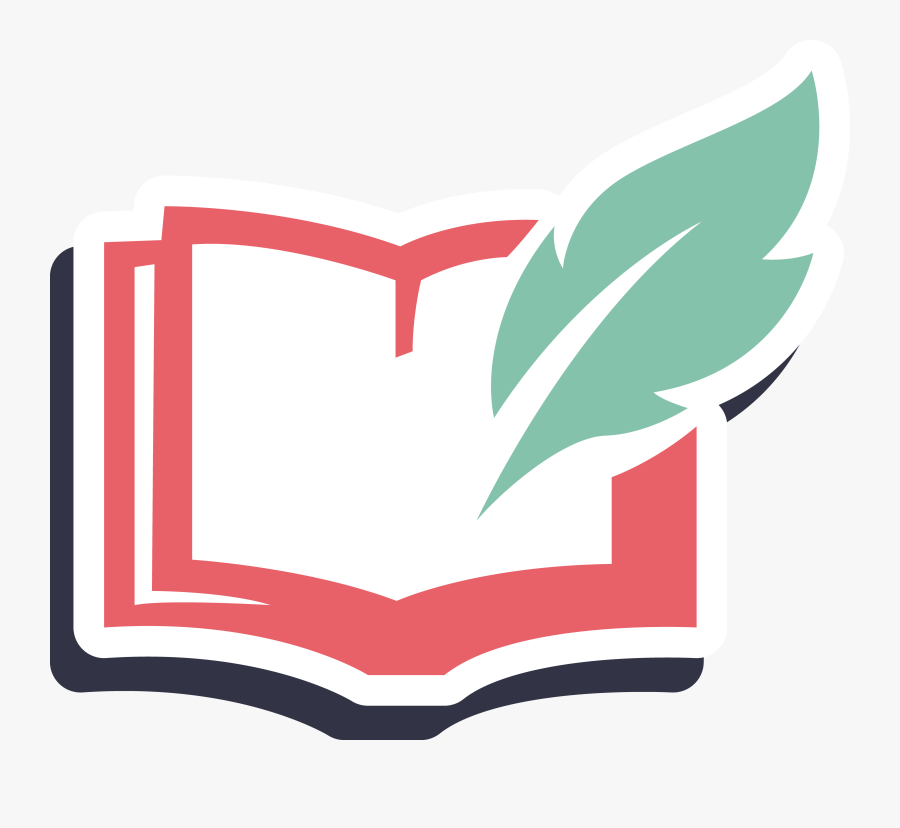 Watermelon Drawing Pen - Books And Pen Logo, Transparent Clipart