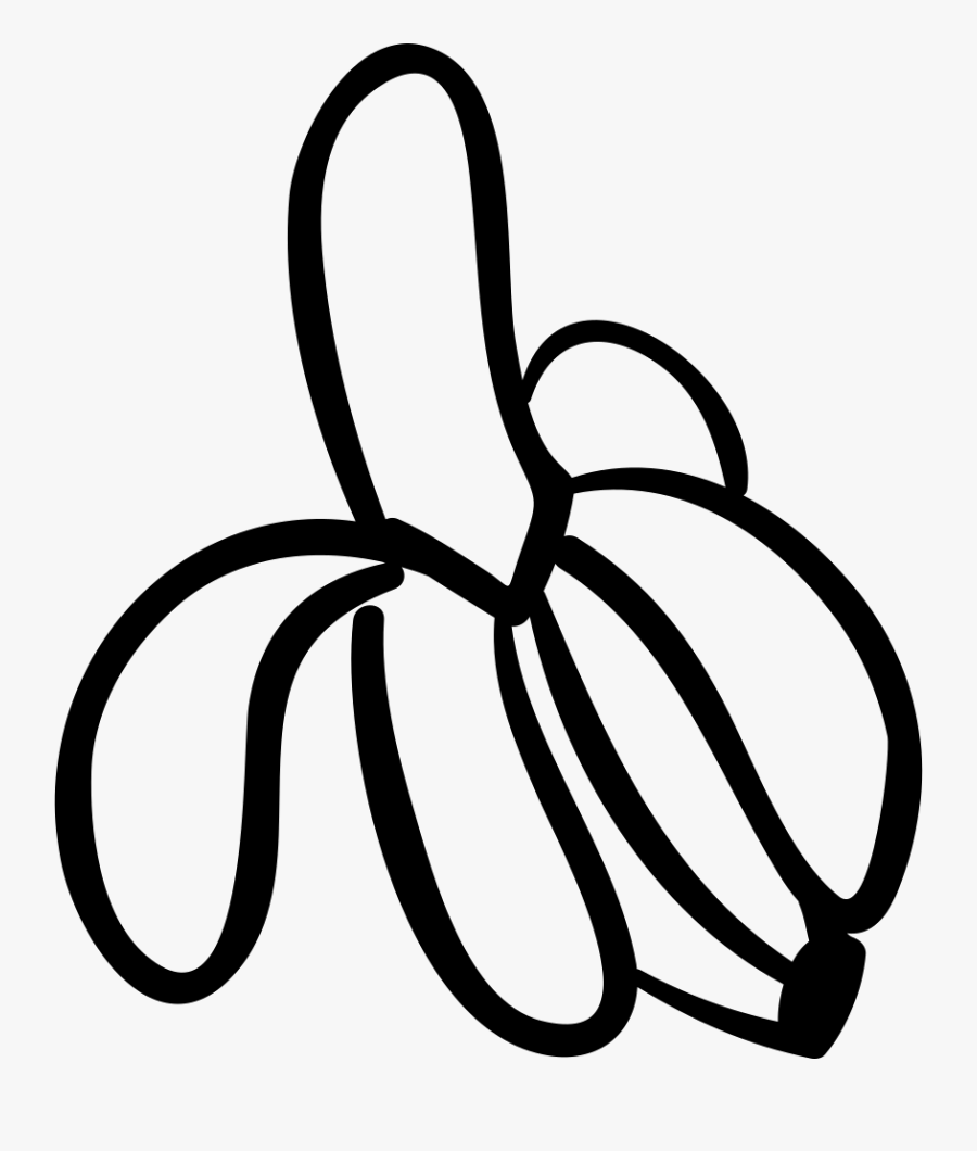 Peeled Banana - Banana Peel Svg, Transparent Clipart