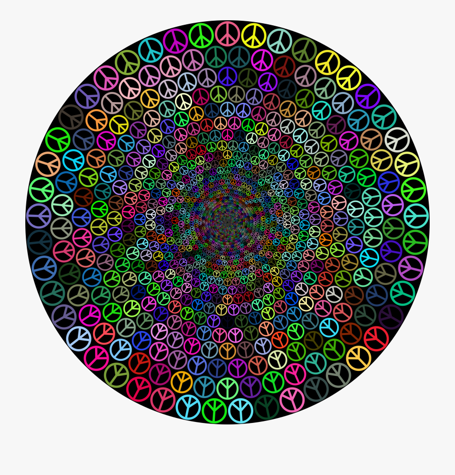 Mandalas Coloreados Con Colores Fluorescentes, Transparent Clipart