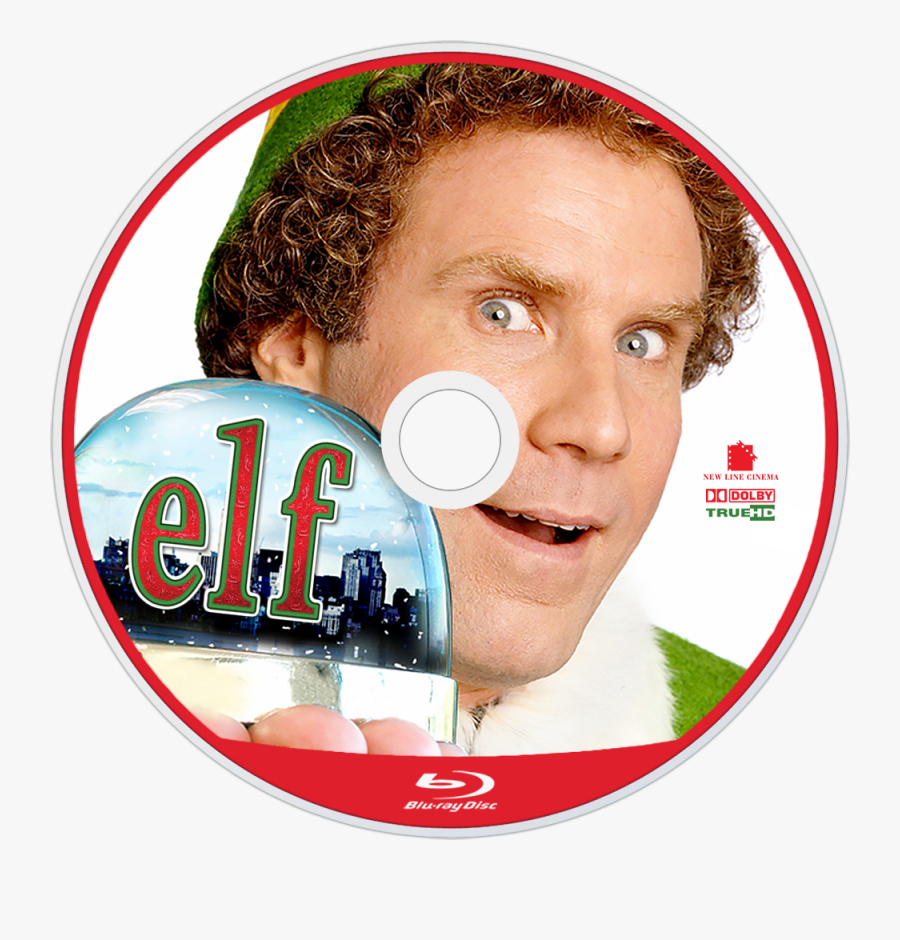 Elf Bluray Disc Image - Buddy The Elf Snow Globe, Transparent Clipart
