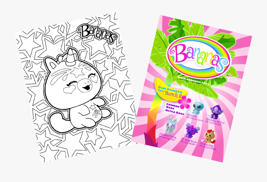 Bananas Toys Bunch 3, Transparent Clipart