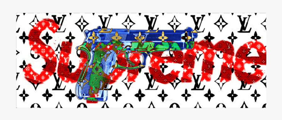 #supreme Louis Vuitton - Supreme And Loui Vuitton, Transparent Clipart
