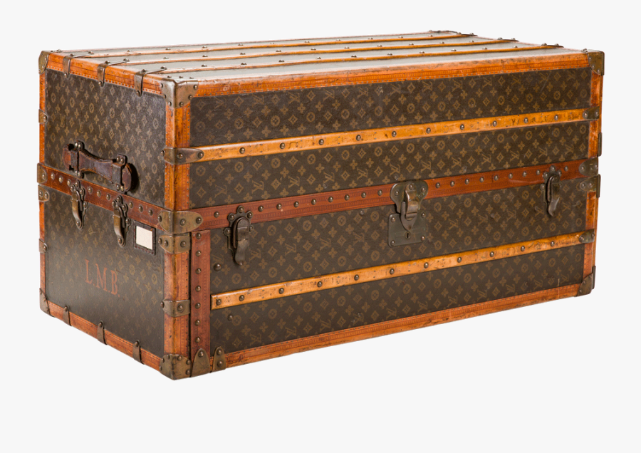 Vector Black And White Download Travel Trunks For Sale - Louis Vuitton, Transparent Clipart