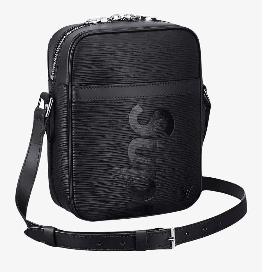 Bag Supreme Louis Vuitton Black , Free Transparent Clipart - ClipartKey