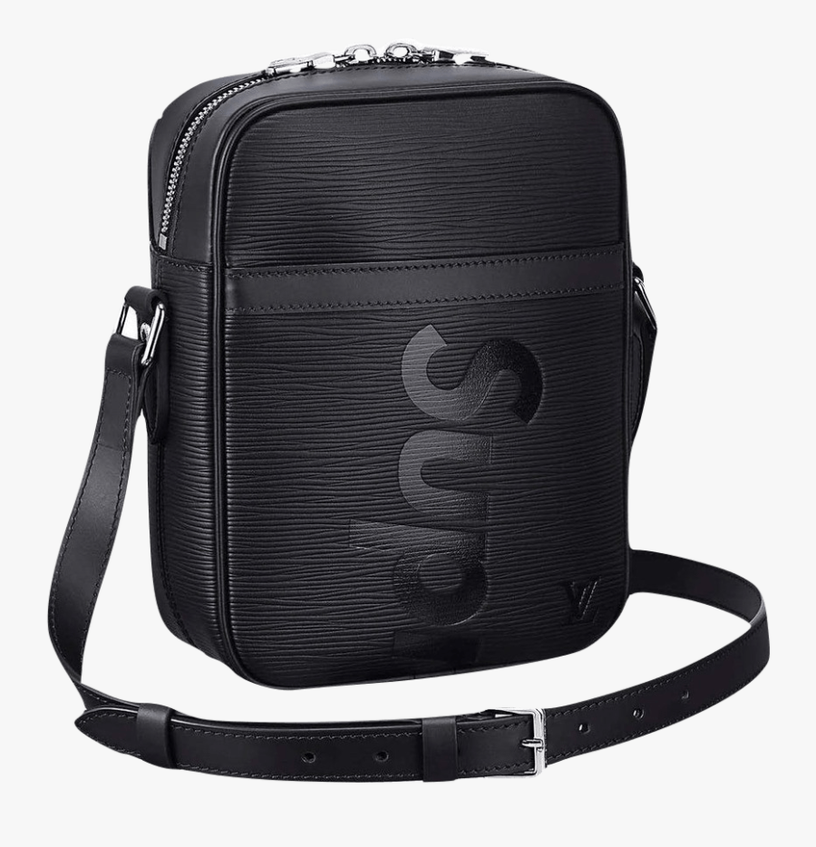 black supreme louis vuitton bag