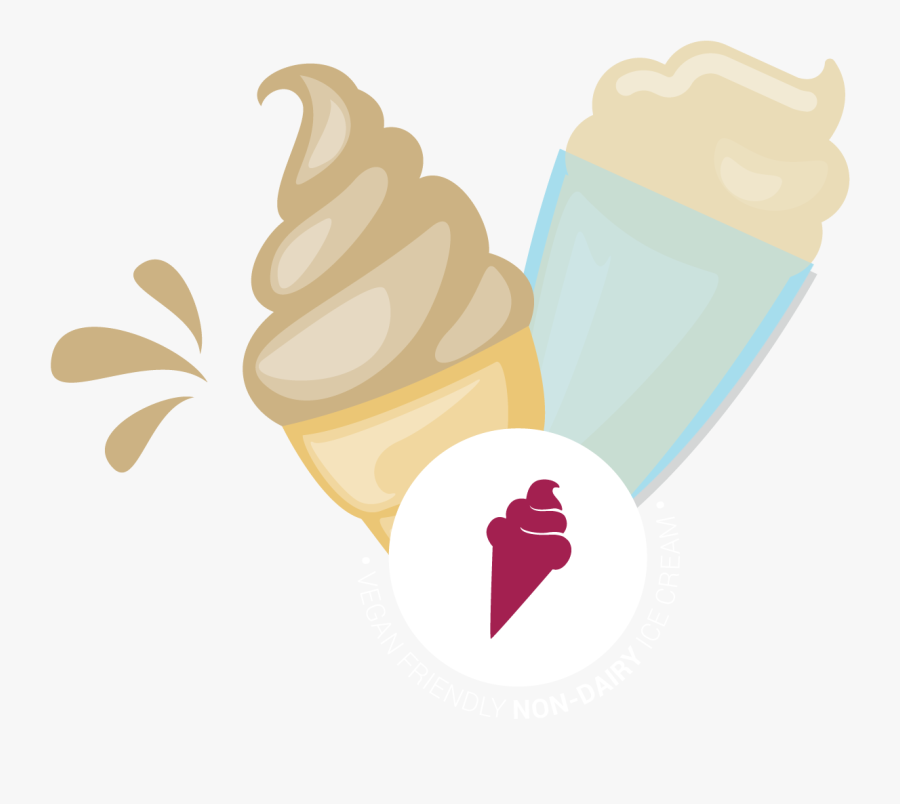 Non-dairy Ice Cream - Soft Serve Ice Creams, Transparent Clipart