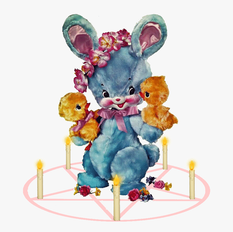 #oktouse #whatsmineisyours #vintage #bunny #sacrifice - Vintage Meyercord Decals, Transparent Clipart