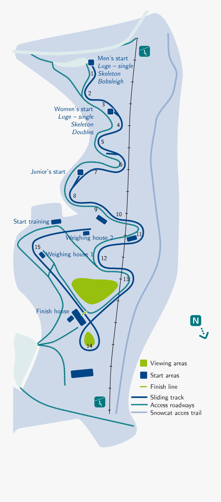 Park City Bobsled Track Map, Transparent Clipart