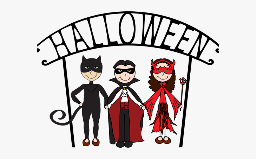 Devil Clipart Halloween - Cartoon, Transparent Clipart